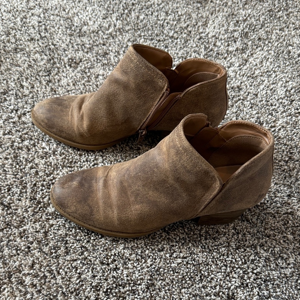 Women’s Brown Suede Ankle Boots